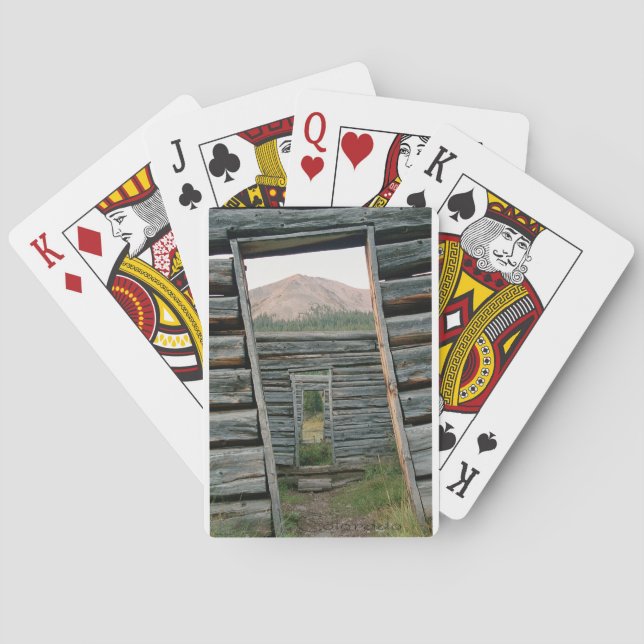 cartes à jouer à porte tordue (dos)