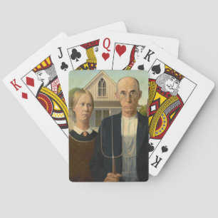 Cartes à jouer American Gothic
