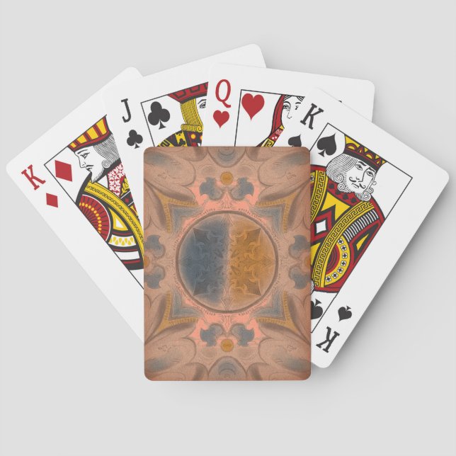 Cartes à jouer anciennes (dos)
