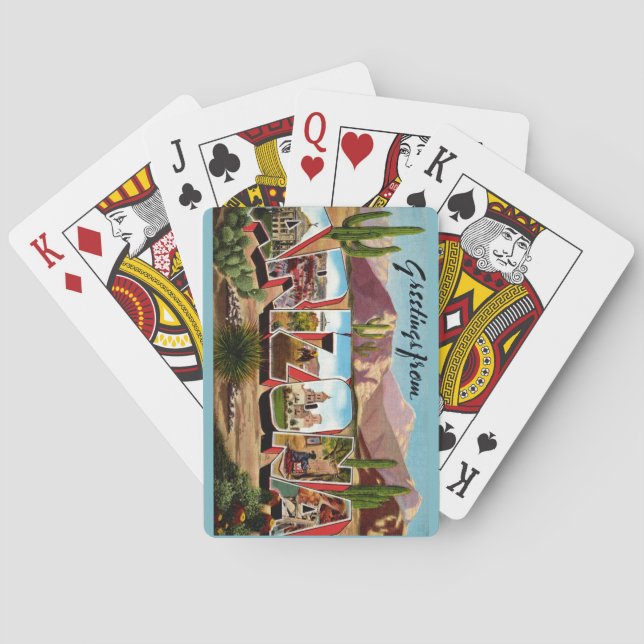 Cartes à jouer Arizona Greeting (dos)