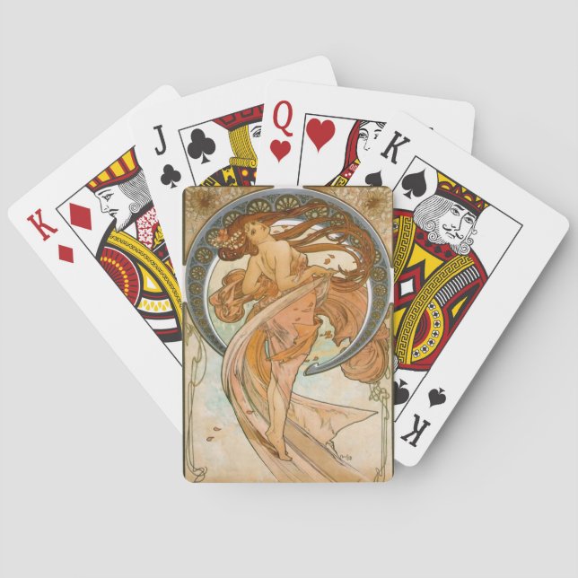 Cartes à jouer Art Nouveau (dos)