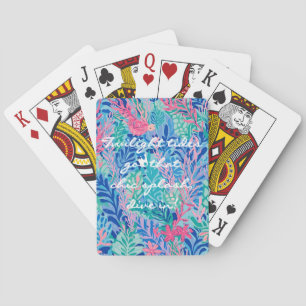 Cartes à jouer au graphisme élégant