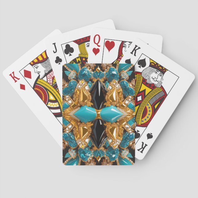 Cartes à jouer aux couleurs bahamiennes (dos)