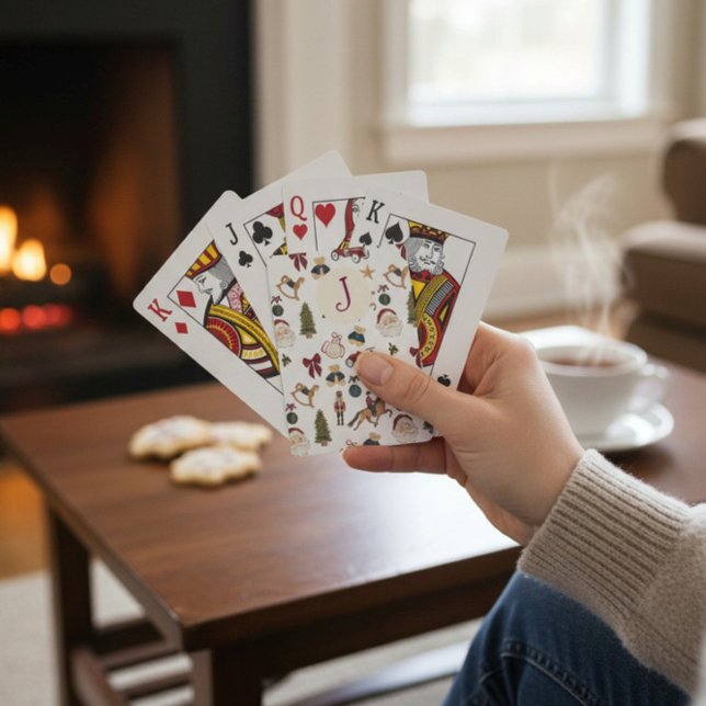 Cartes à jouer aux icônes de vacances nostalgiques (Créateur téléchargé)