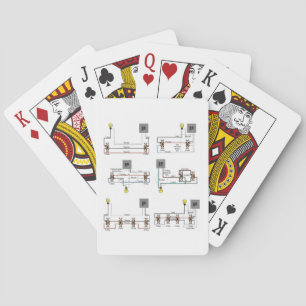 CARTES À JOUER avec diagrammes de commutateurs à 3