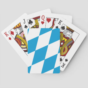 Cartes à jouer avec le drapeau de Bavière