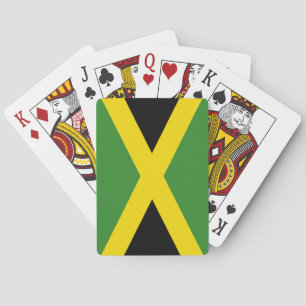Cartes à jouer avec le drapeau de la Jamaïque