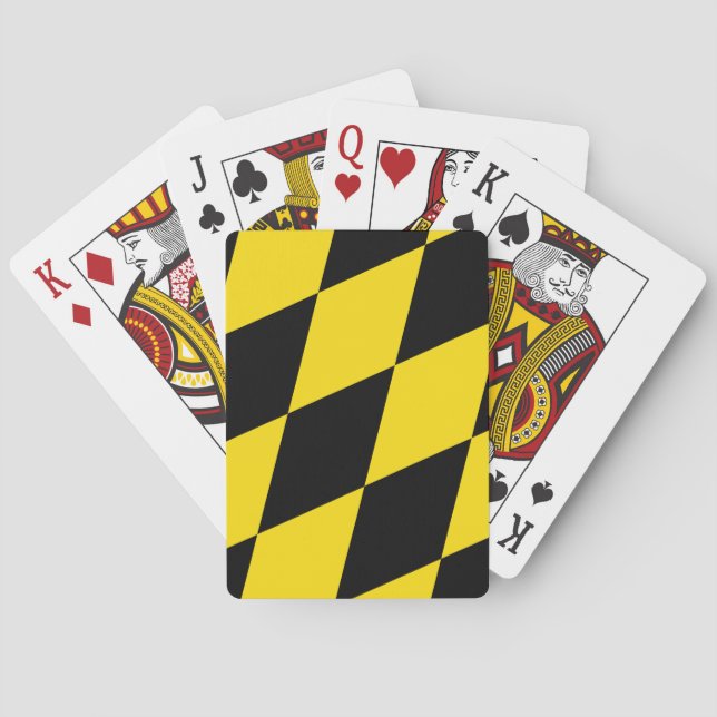 Cartes à jouer avec le drapeau de Munich (dos)