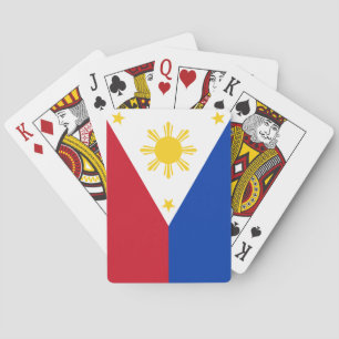 Cartes à jouer avec le drapeau des Philippines
