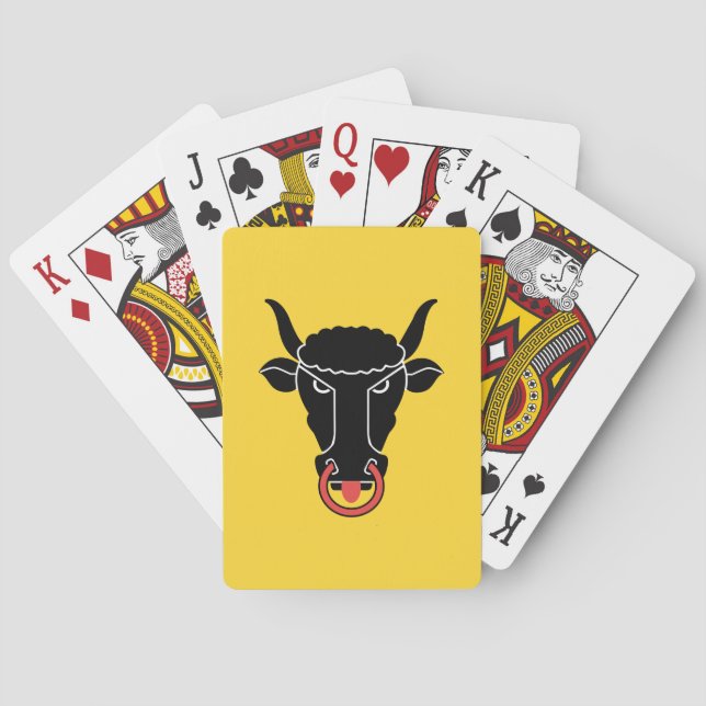 Cartes à jouer avec le drapeau du canton d'Uri (dos)