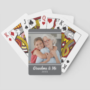 Cartes à jouer avec script de photo personnalisé