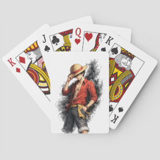 Cartes à jouer Aventure Chapeau de Paille Aquarell