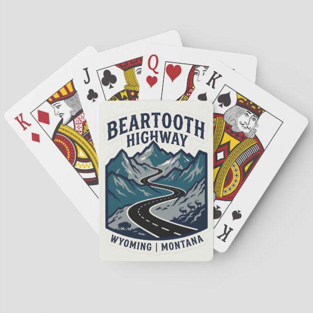 Cartes à jouer Beartooth Highway (dos)