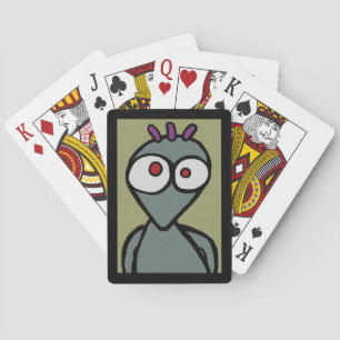 Cartes à jouer Bicycle, dessin animé Alien