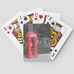 Cartes à jouer Boîte Téléphonique Rouge de Londres