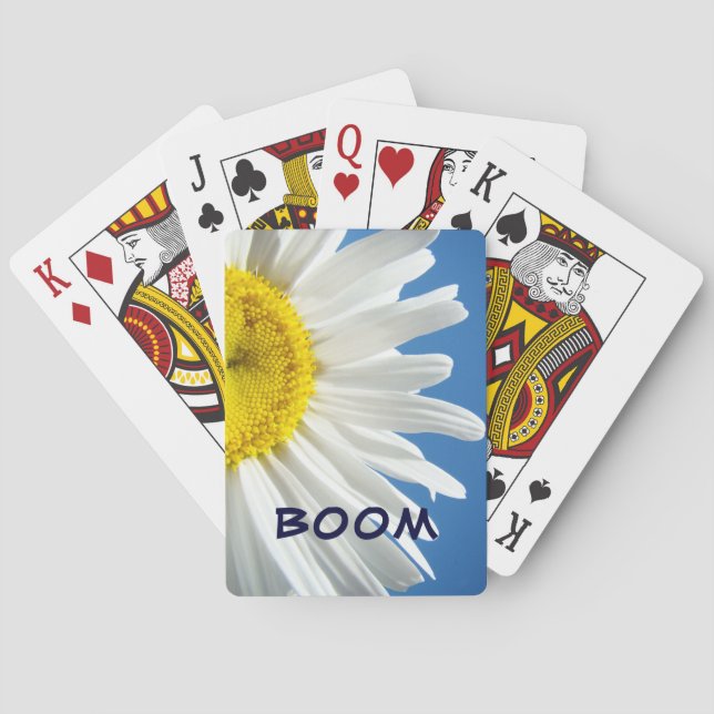 Cartes à jouer BOOM Deck de cartes Fleur de Pâquer (dos)