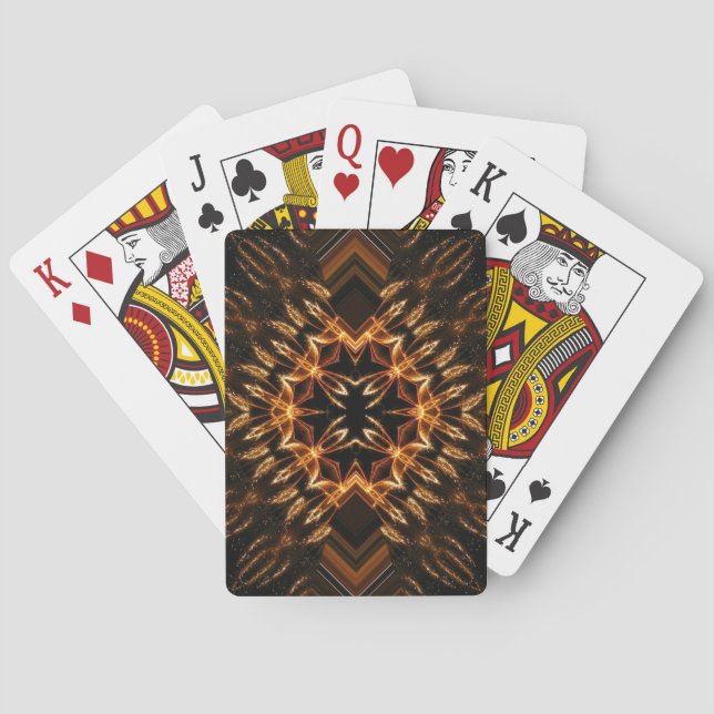 Cartes à jouer Bouclier de Feu Étincelant (dos)