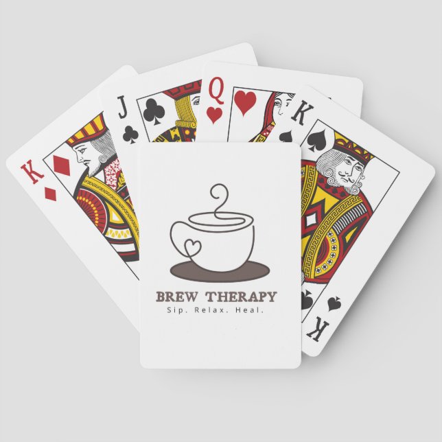 Cartes à jouer Brew Therapy Coffee (dos)