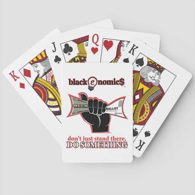 Cartes à jouer "Buck and Ballot" (Blanc) (dos)