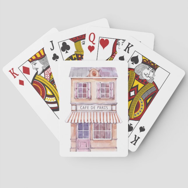 Cartes à jouer Café de Paris (dos)