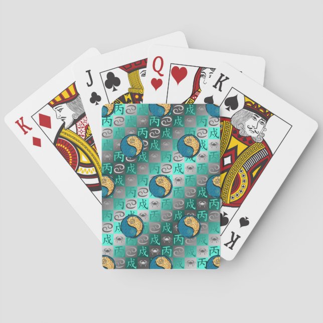 Cartes à jouer Cancer & Fire Dog Classic (dos)
