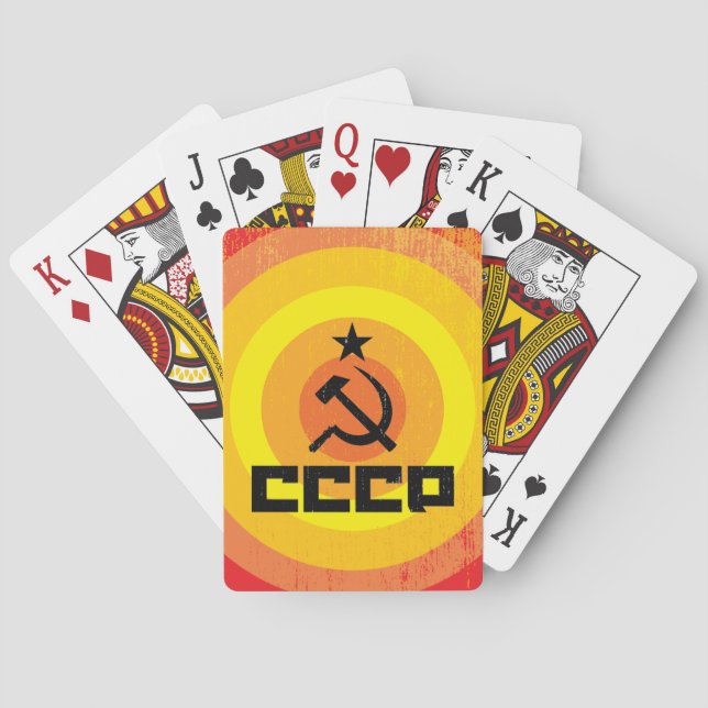 Cartes à jouer CCCP Classiques (dos)