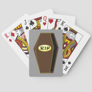 Cartes à jouer Cercueil de la Mort RIP Halloween