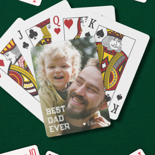 Cartes à jouer C'est le meilleur papa que j'aime