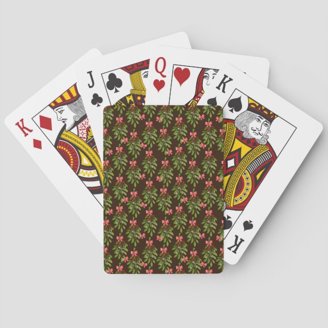Cartes à jouer Christmas Hollies (dos)