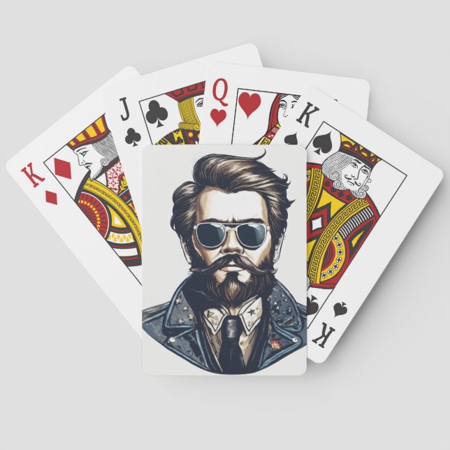 Cartes à jouer classiques (dos)