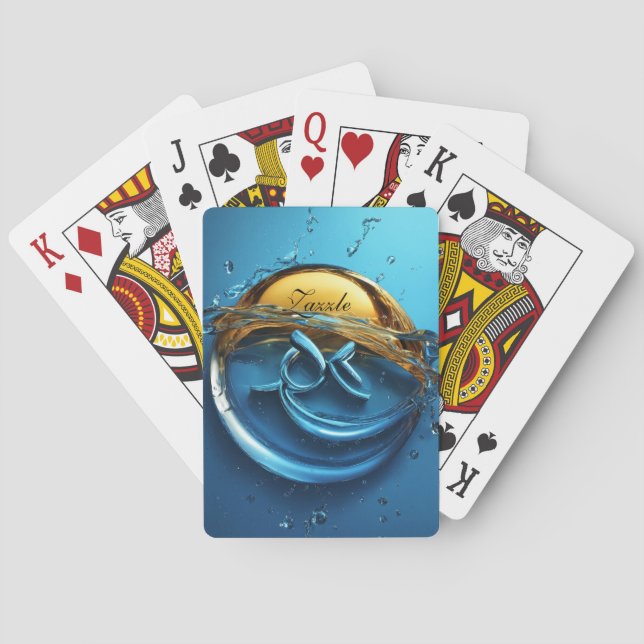 Cartes à jouer classiques (dos)