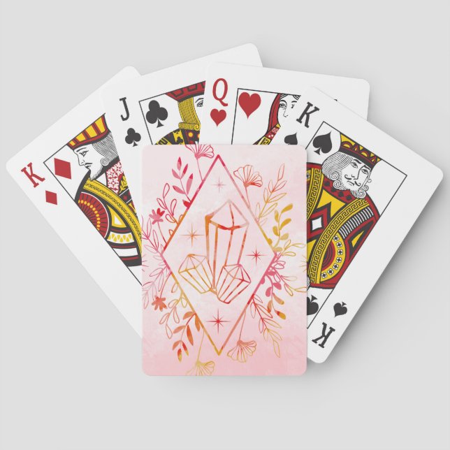 Cartes à jouer classiques « Celestial Botanica » (dos)