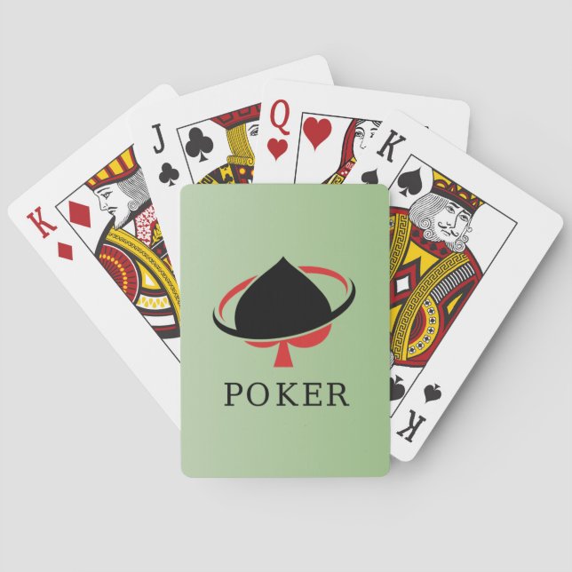 Cartes à jouer classiques de style casino avec sym (dos)