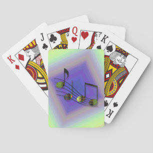 Cartes à jouer classiques Dubstep Notes