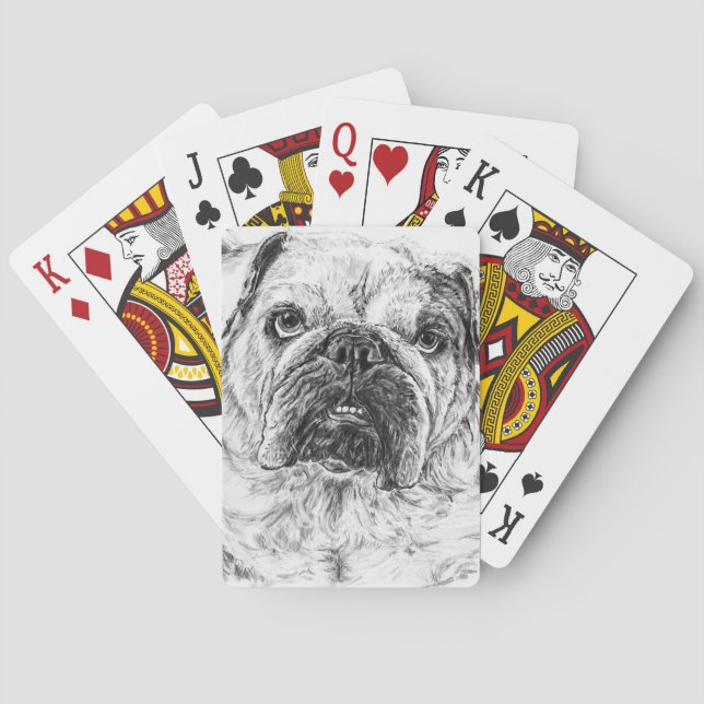 Cartes à jouer classiques Les Divas Chauves (dos)