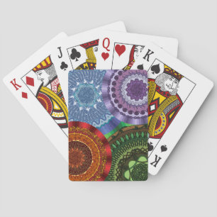 Cartes à jouer classiques mandalas des éléments
