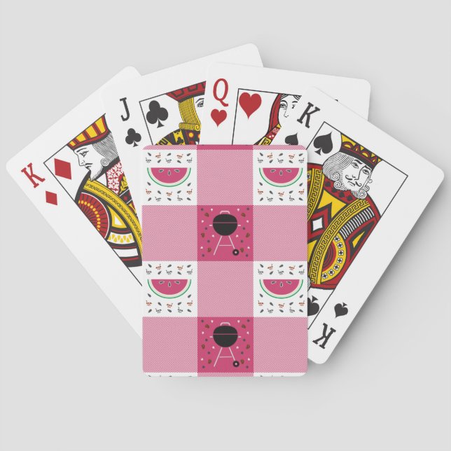 Cartes à jouer Classiques Pique-nique d'été (dos)