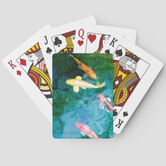 Cartes à jouer Classiques Poisson Koi (dos)