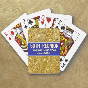 Cartes à jouer classiques pour la 50e réunion de c