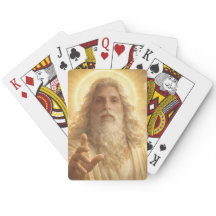 Cartes à jouer classiques spirituelles de Dieu