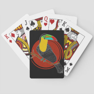 Cartes à jouer classiques Toucan à bec caréné