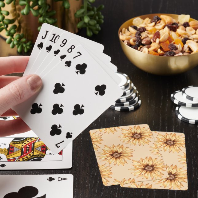 Cartes à jouer Classiques Tournesols (In Situ)