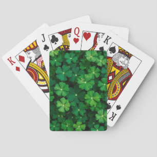 Cartes à jouer classiques Trèfle Chanceux