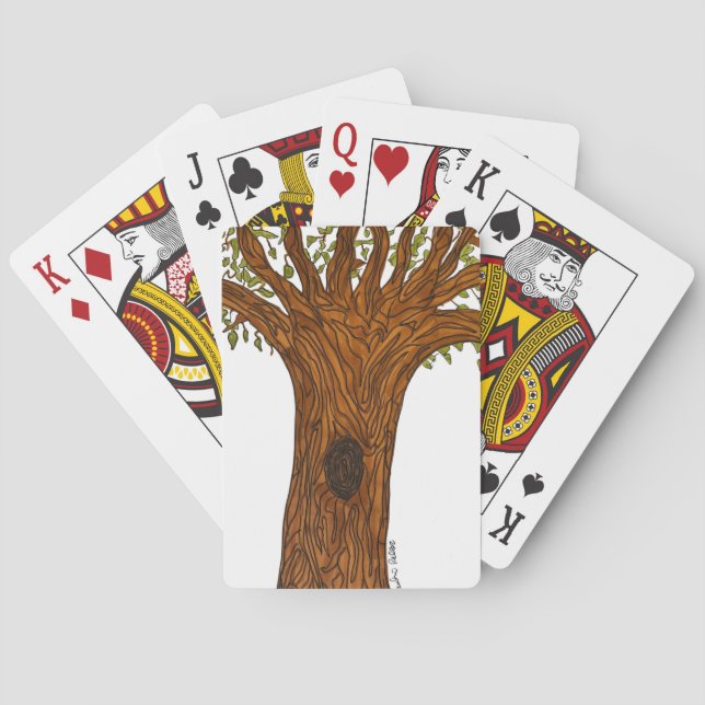 Cartes à jouer classiques Twisted Tree (dos)