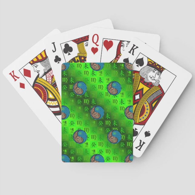 Cartes à jouer Classiques Vierge & Bouc d'Eau (dos)