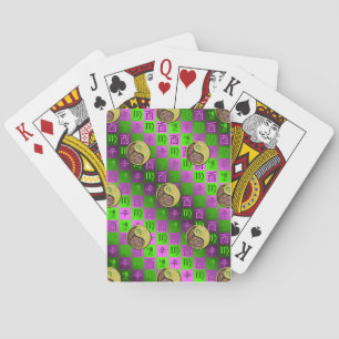 Cartes à jouer classiques Vierge & Coq Métal