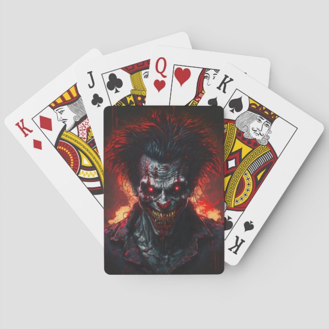 Cartes à jouer Clown (dos)