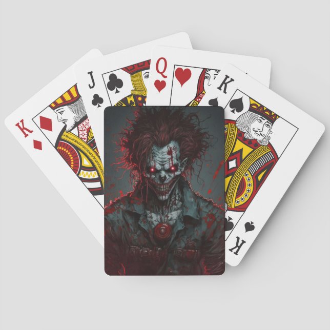 Cartes à jouer Clown (dos)