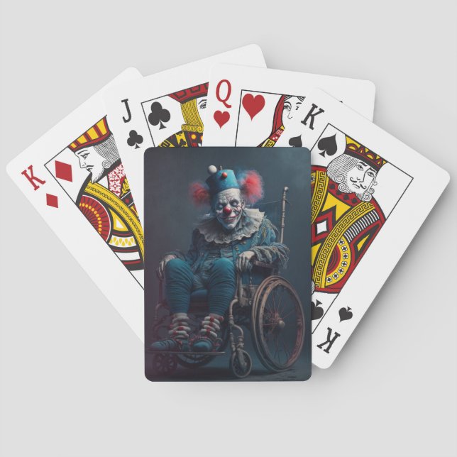 Cartes à jouer Clown (dos)