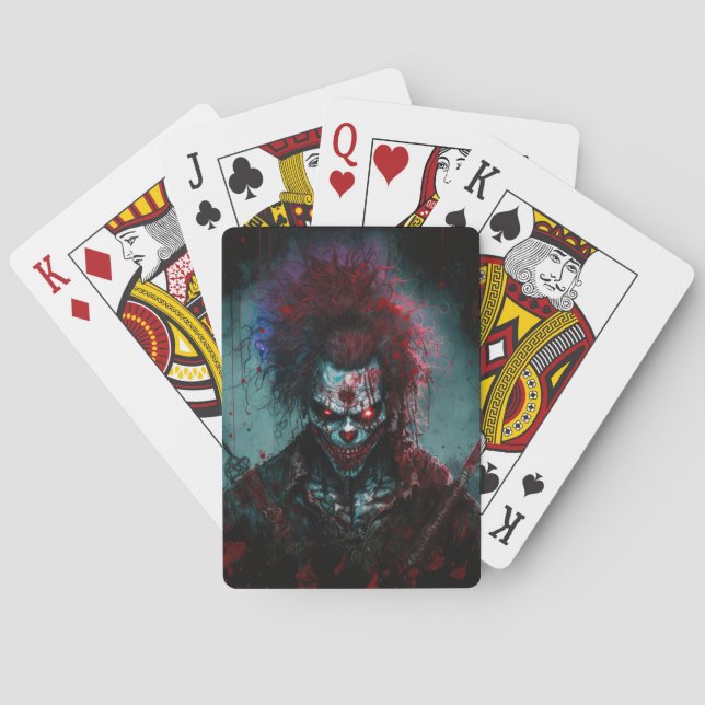 Cartes à jouer Clown (dos)